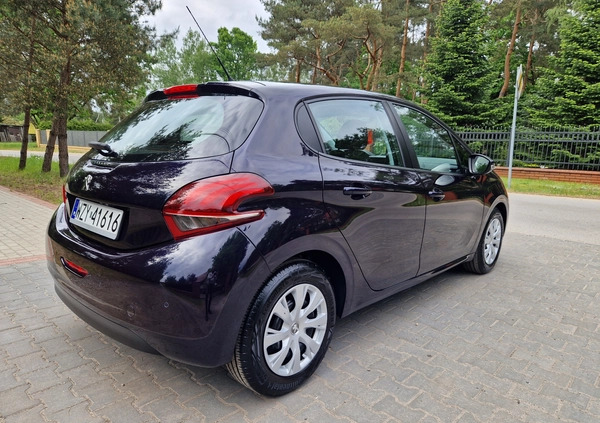 Peugeot 208 cena 28900 przebieg: 101000, rok produkcji 2016 z Łochów małe 326